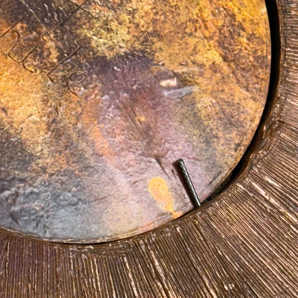 Artisan Mid-Century and South American craftsmanship 💙 Hand-etched Mirror
